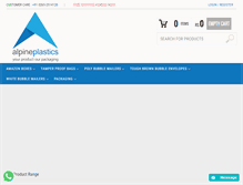 Tablet Screenshot of alpineplasticsindia.com